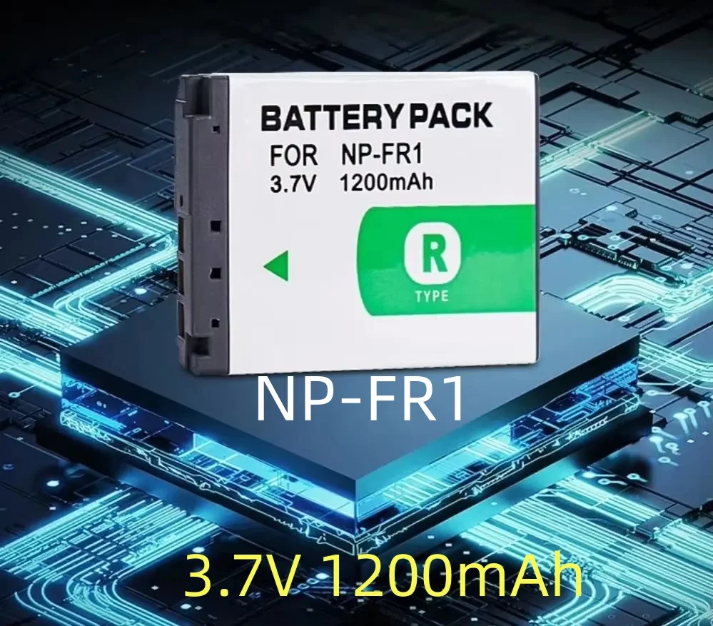 3.7V NP-FR1 Digital Camera Battery 1200mAh NP-FR1 Rechargeable Battery, Suitable for Sony T30 T50 G1 P100 P120 P200 P150
