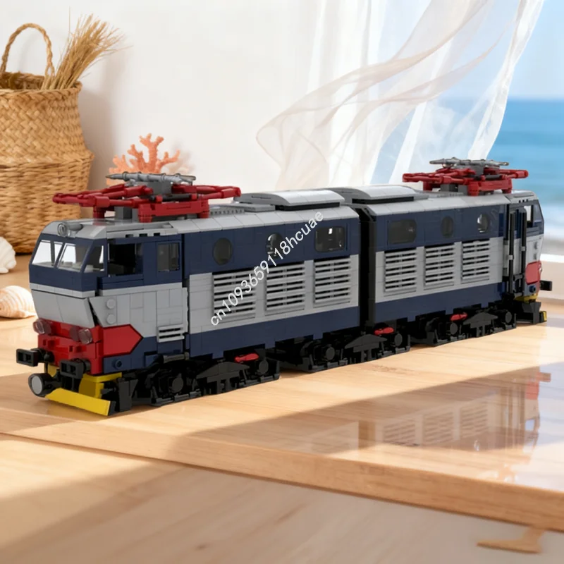 

1647 шт. MOC FS город поездная модель строительные блоки архитектура рождественские подарки сборка креативные игрушки идея образование кирпич дети