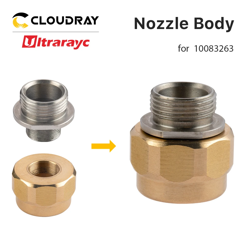 Ultrarayc Laser Nozzle Holder For BS Cutting Head 10083263 Nozzle Body for Fiber Laser Cutting Head Parts