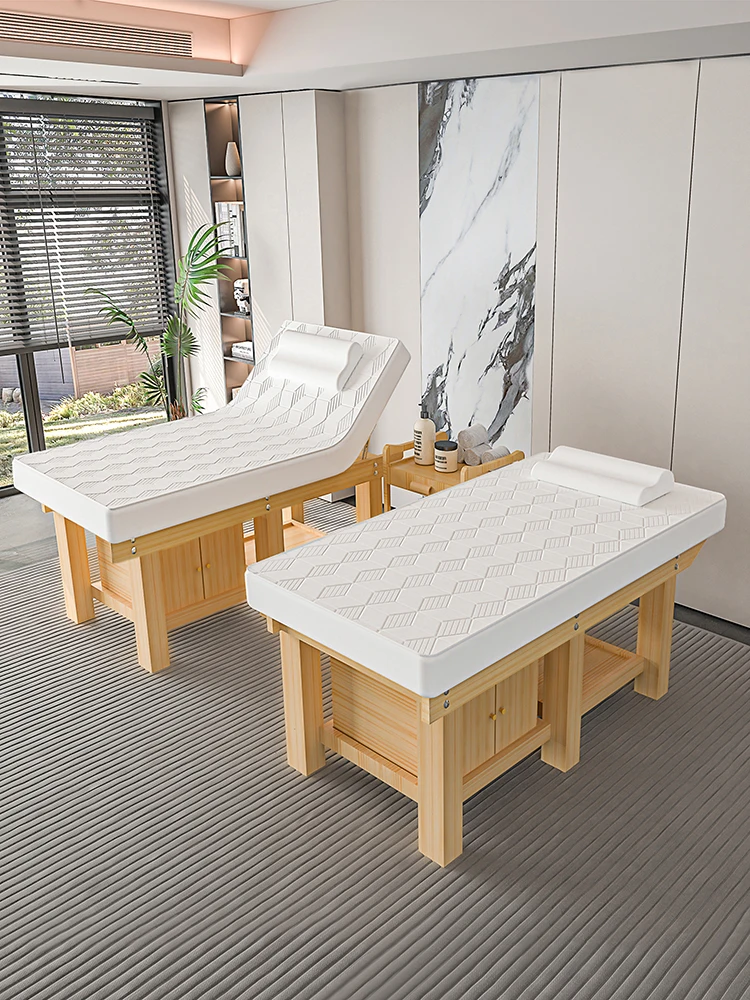 Special massage physiotherapy for latex solid wood beauty salon Chinese medicine massage bed