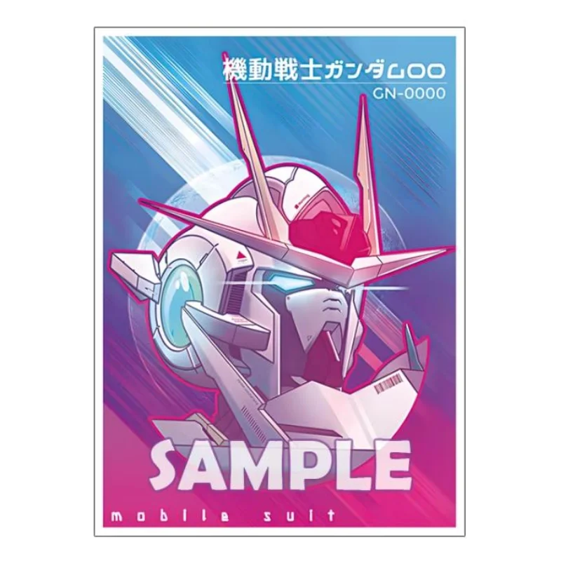 60Pcs/Set 67*92mm Bandai Anime Game GUNDAM TCG GCG DIY Flash Card Sleeve AERIAL EXIA Freedom Zaku Collection Gifts Toys