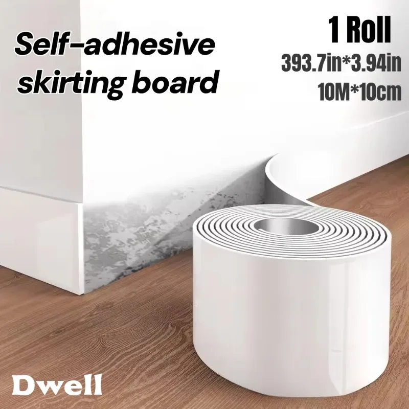 

5/10M Waterproof Self Adhesive Skirting Line Wall Trim Line Skirting Border Wallpaper Wall Sticker for Living Room Home Decor