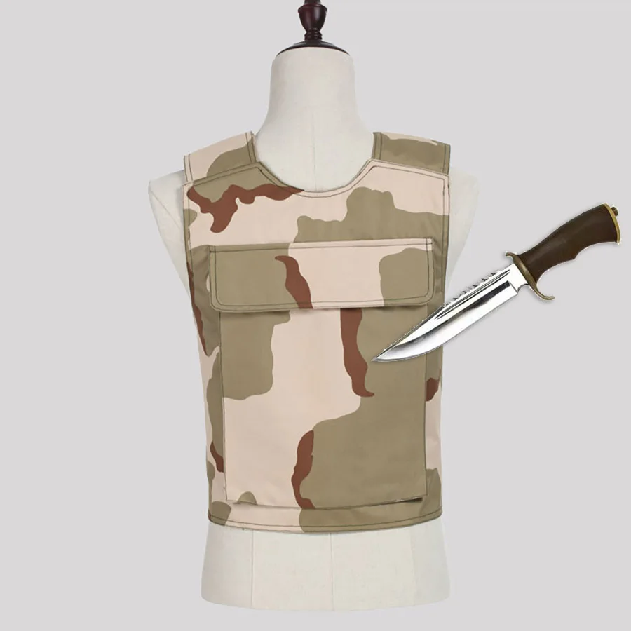 SGS Leggero Ultra-Sottile Essiccabile Camouflage Anti-Pugnalata Gilet Resistente al Taglio e agli Slash Anti-Pugnalata Armatura Tattica Autodifesa