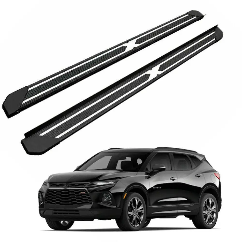 2Pcs Side Step Running Board Nerf Bar Fits for 2019-2023 Chevrolet Chevy Blazer