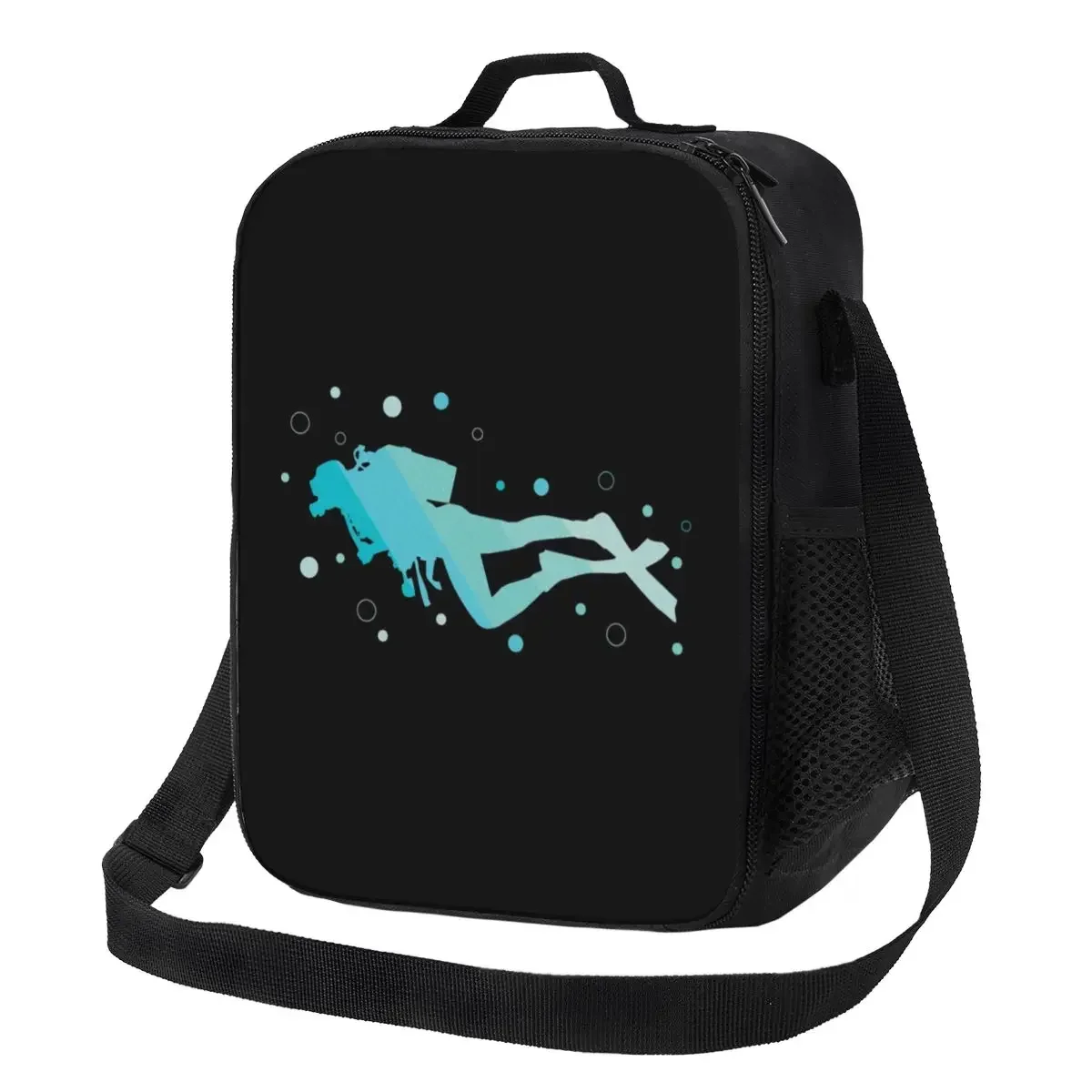 

Custom Diver Lunch Bag Women Warm Cooler Insulated Lunch Box for Kids School