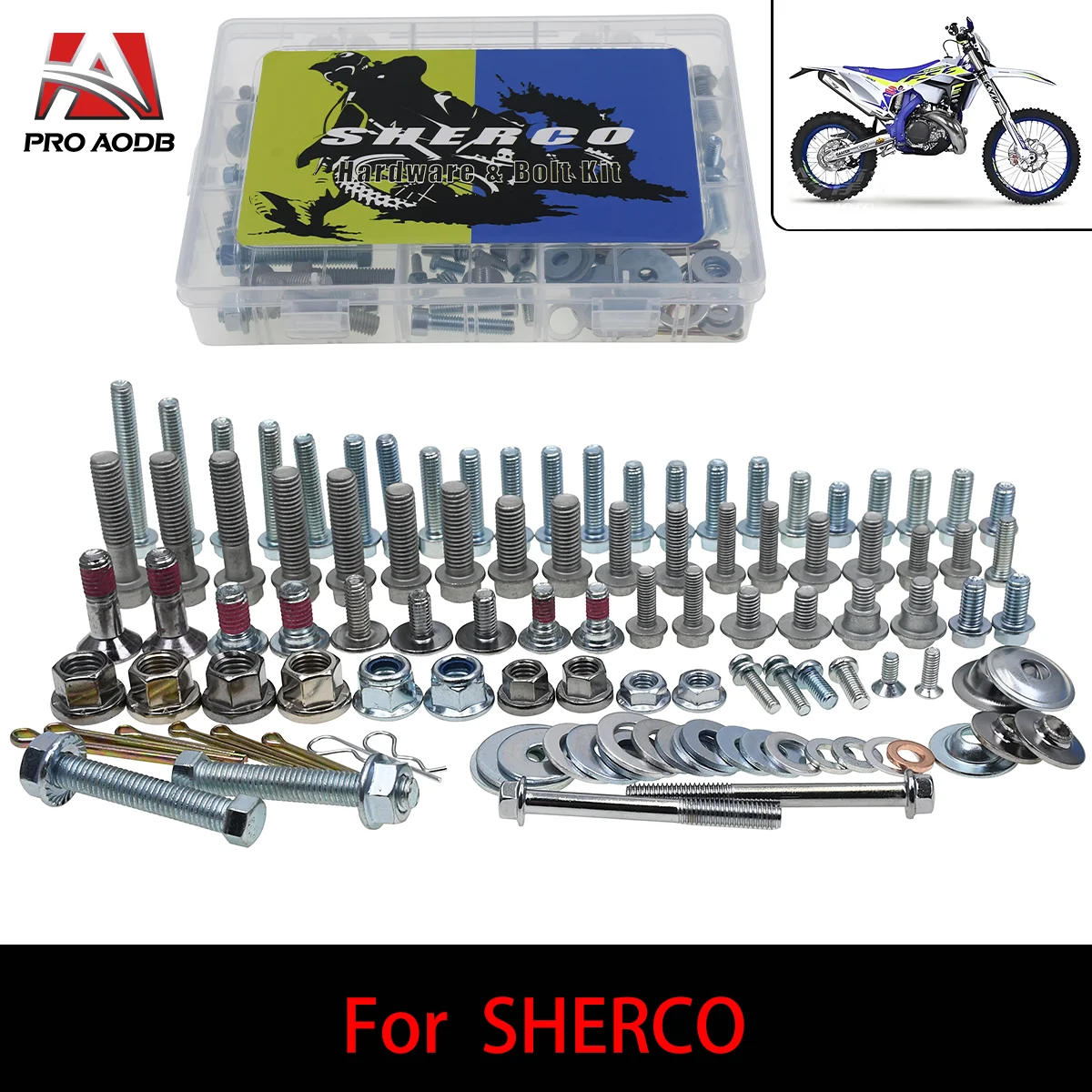 

Hardware Bolt Full Plastics Fastener Kit For Sherco SE-R SEF-R Factory SC SCF SE SEF SEF-R SE-R SE-Factory SEF-Factory 125-500