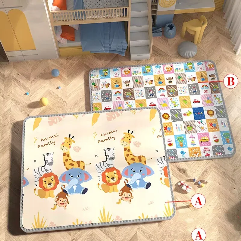 

Double-sided Pattern Baby Play Mat Non-Toxic Educational Children's Carpets In The Nursery Climbing Pad Rug Activitys Games Toys