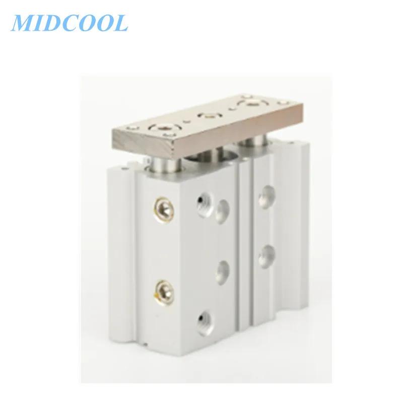 Compact Guide Cylinder High Precision Ball Bushing MGPA63 Stroke 25 30 40 50 75 100 125 150 175 200 250mm
