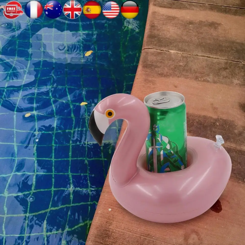 Portavasos flotante inflable para piscina, soporte para vasos de bebidas, mesa enfriadora de PVC, suministros para fiestas, regalo para familiares y amigos