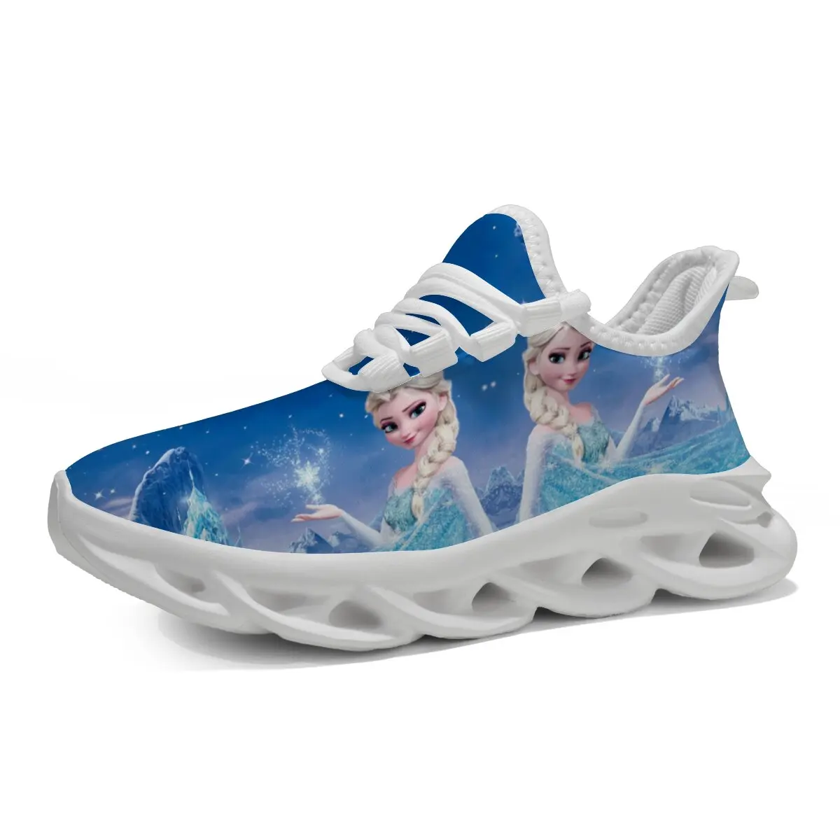Enfants Elsa imprimer léger respirant sport baskets respirant enfants chaussures pour fille sport course Zapatos Minnie Mouse Niña