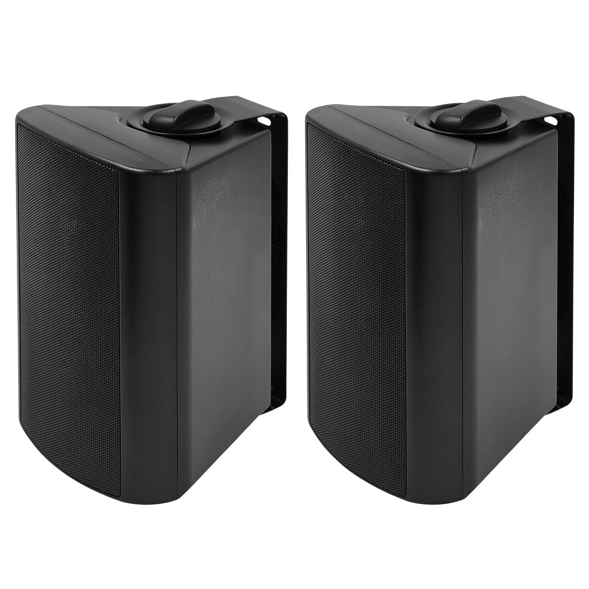 Herdio 5.25 Inch 300W Outdoor Speakers Passive Wired Waterproof All Weather Wall Mount 2PCS for Home Garden Patio Deck Courtyard