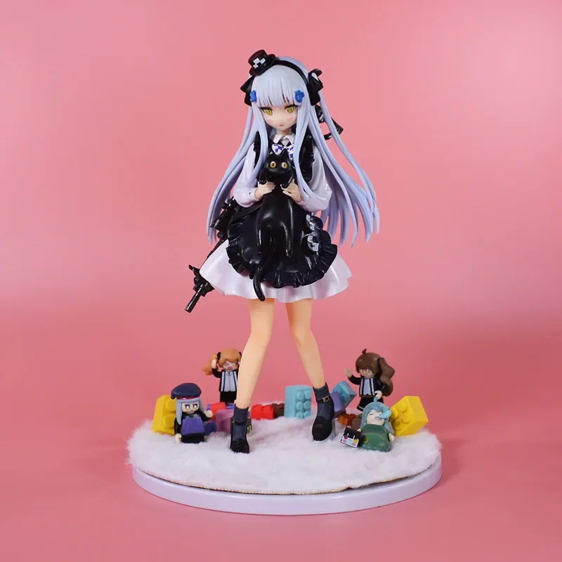 21CM DOLLS' FRONTLINE HK416 Cute Kawaii Anime Game Original Figure Action Model Decoration Cartoon Doll Collection Toys Gifts