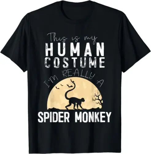  Halloween Human Costume Monkey Creepy Horror Gift Idea T-Shirt S-3XL