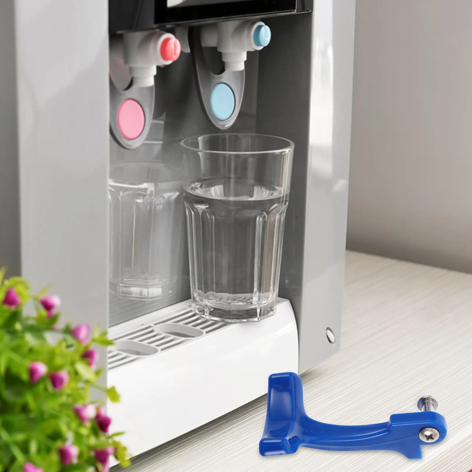 

Lever Arm Faucet Fitting Plastic Water Outlet Putter Rod for Hotel Restaurant Cafe Coffee Shop Dispenser Fitting for Cup Washer