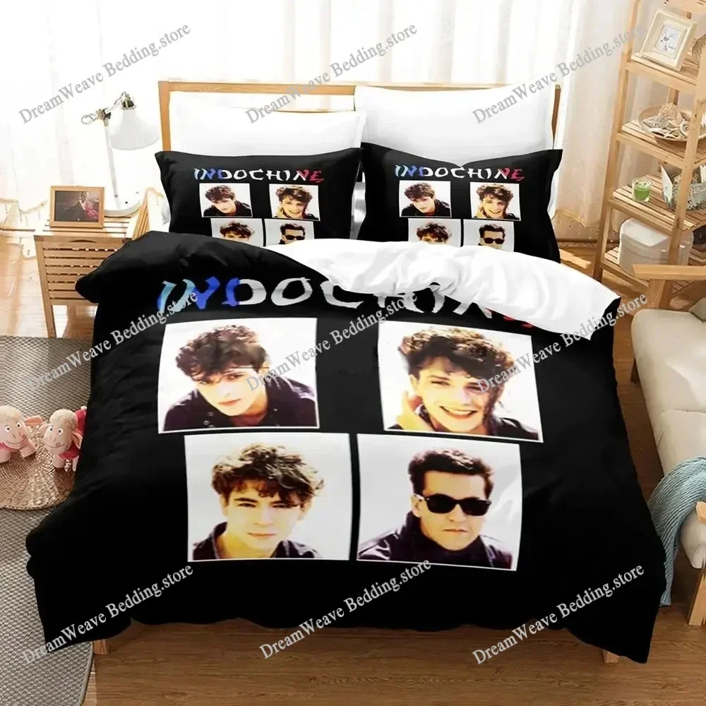 Indochine Rock Bedding Set Single Twin Full Queen King Size Bed Set Aldult Kid Bedroom Duvetcover Sets 3D Bed Sheet Set963963