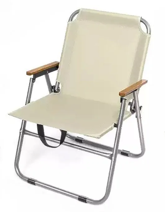 

Роскошный портативный складной стул из углеродистой стали для кемпинговой уличной мебели и использования в саду - настраиваемый