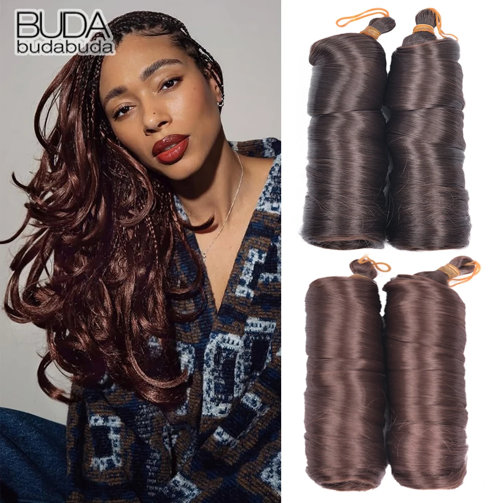 

French Curl Braiding Hair 14Inch Synthetic Pre Stretched Bouncy Braiding Hair Loose Wave French Curls Braiding Hair Extensions
