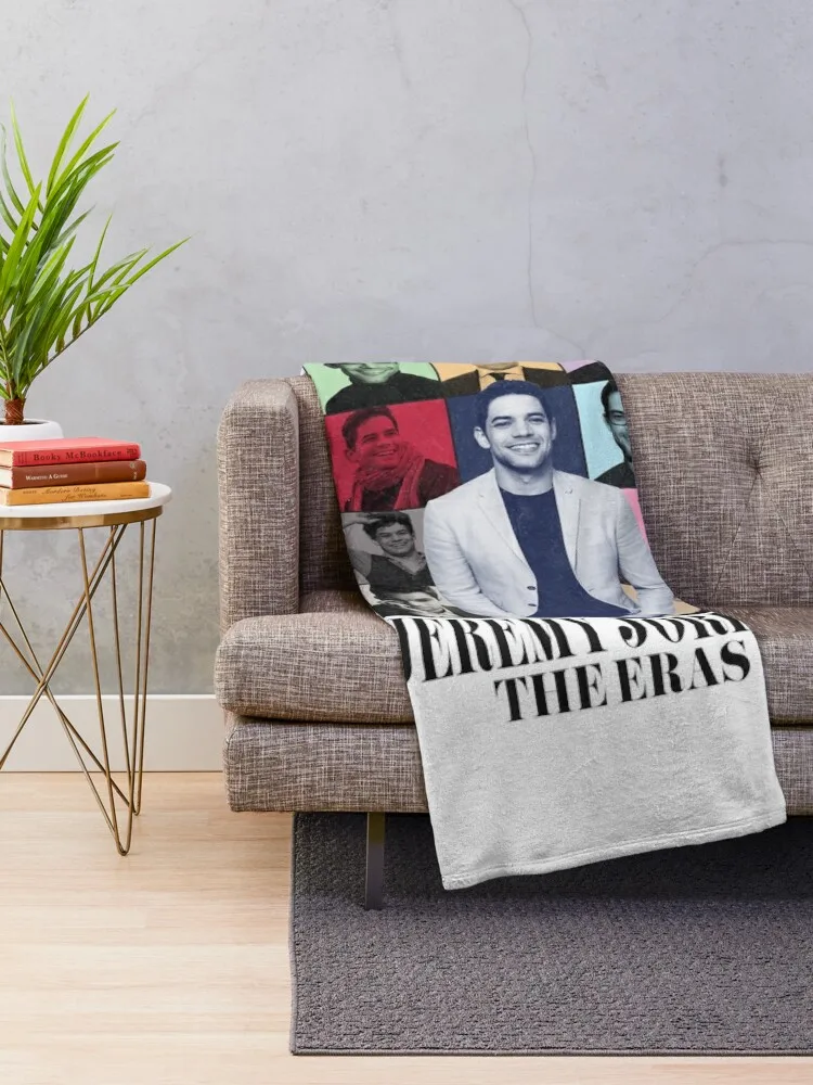 Jeremy Jordan Eras Throw Blanket valentine gift ideas Plaid on the sofa Blankets