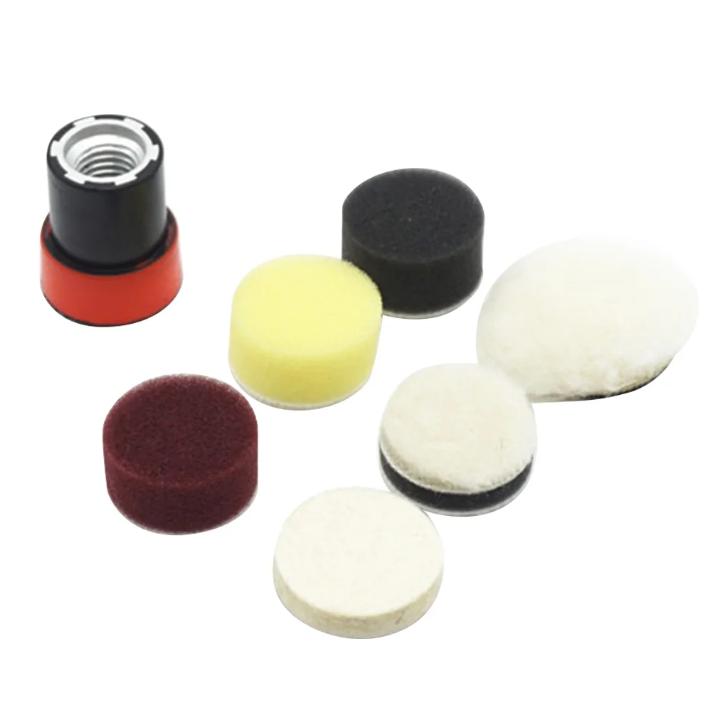 

7 PCS/Set Polishing Pad Buffing Pads Kit Sponge Buffer for Car Sponges Medium Fine