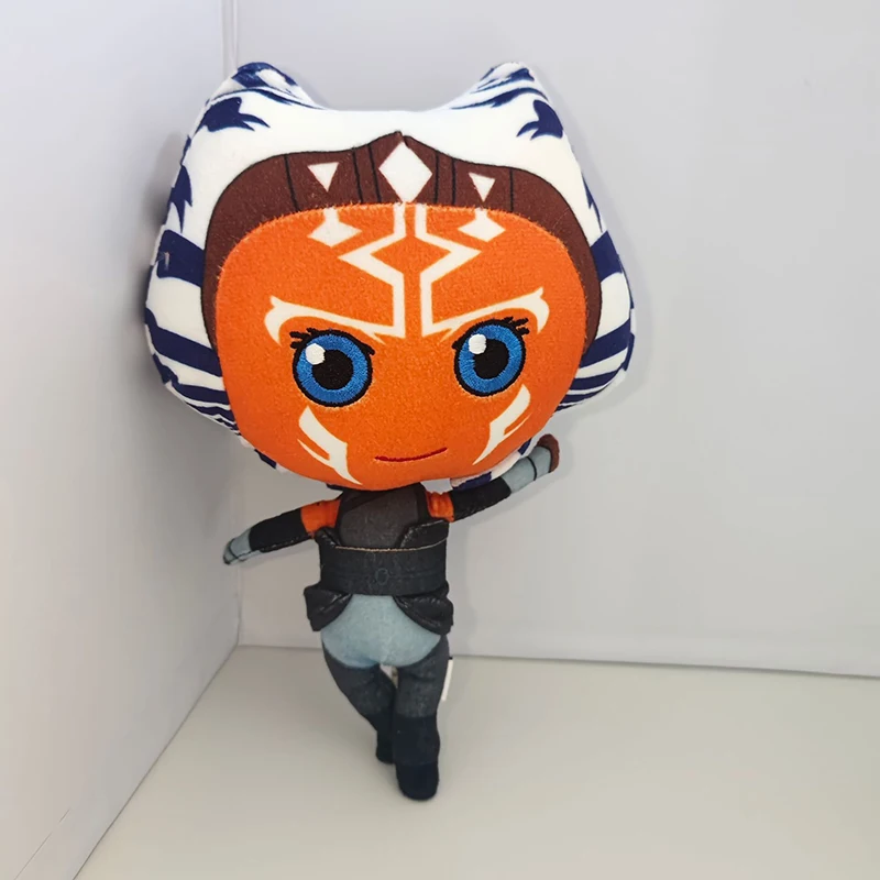 

25 см Disney Ahsoka Tano плюшевые игрушки мастер-инопланетяне мандалорская кукла «Звездные войны» мультяшная подушка мягкие куклы детский рождественский подарок