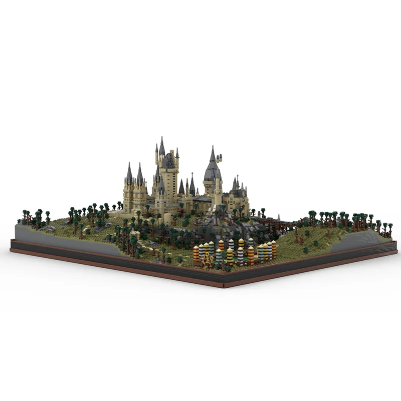 Famous Scene Model Moc Building Bricks Watts Castle Movie Model Technology Modular Blocks Gift City Street View Toy DIY Assembly