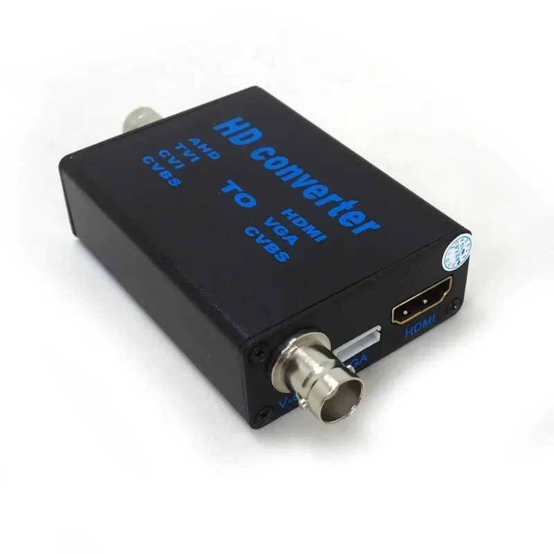 محول الفيديو 4in1 HD إشارة الفيديو TVI AHD CVI CVBS إلى HDMI VGA CVBS محول AHD إلى HDMI إشارة AHD41 5 فولت-20 فولت محول