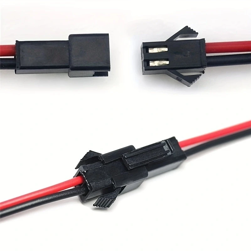 Conector de cable de Terminal de enchufe macho a hembra, línea de Terminal SM, lámpara de techo LED descendente, 10 pares