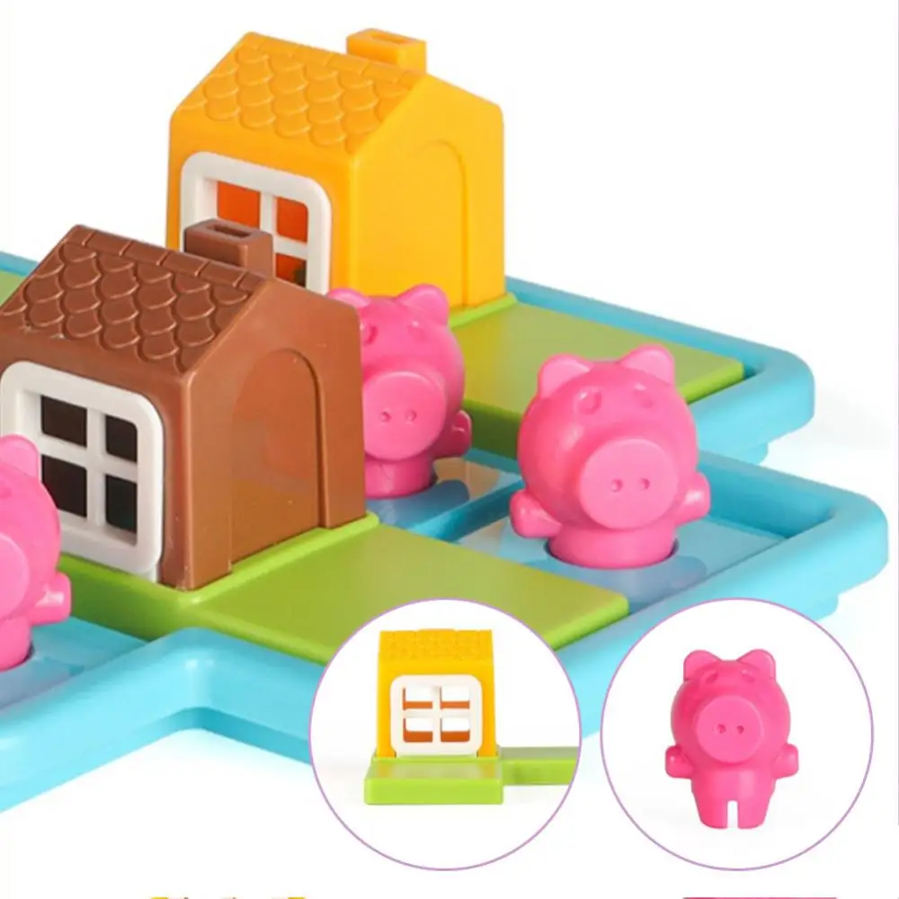 The Big Bad Wolf And The Three Little Pigs Game Toy Durable Educational Attractive Exciting Pleasure Childrens Iq Puzzle Games