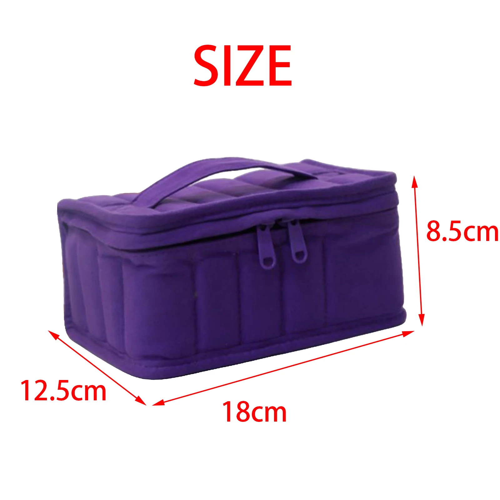 Essential Oil Storage Case Box Nail Polish Waterproof with Handle Large Capacity