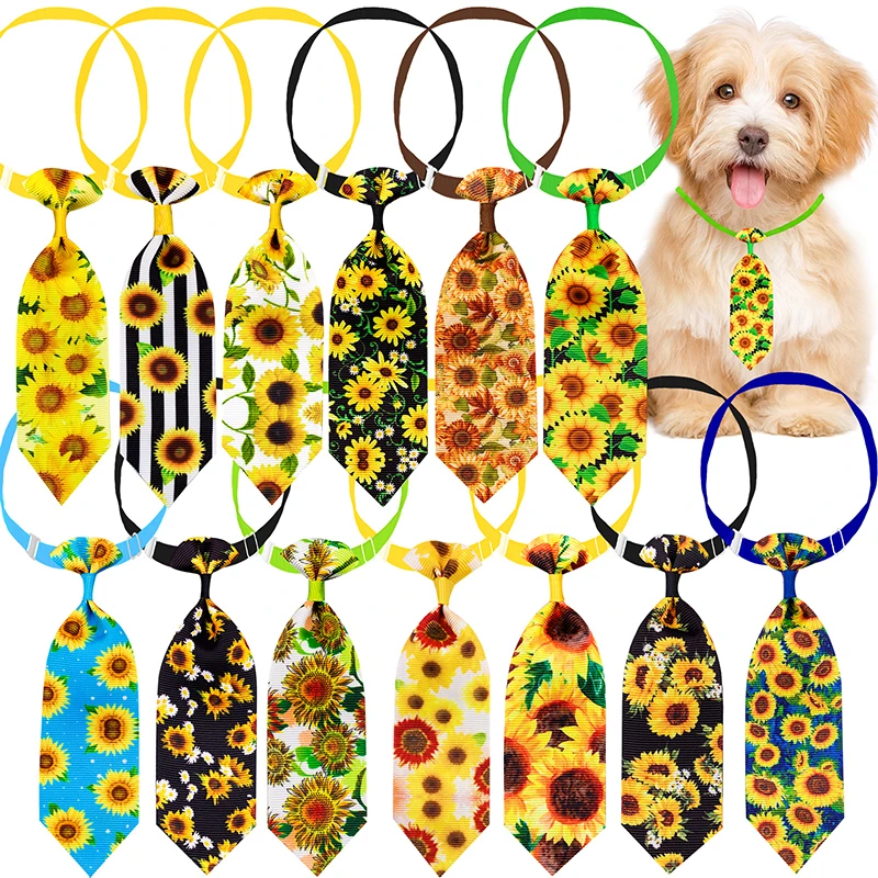 30/60PCS Pet Bow Tie Handmade Dog Bow Tie Pet Necktie For Dogs and Cats Cute Puppy Bow Ties Pet Grooming Accessories