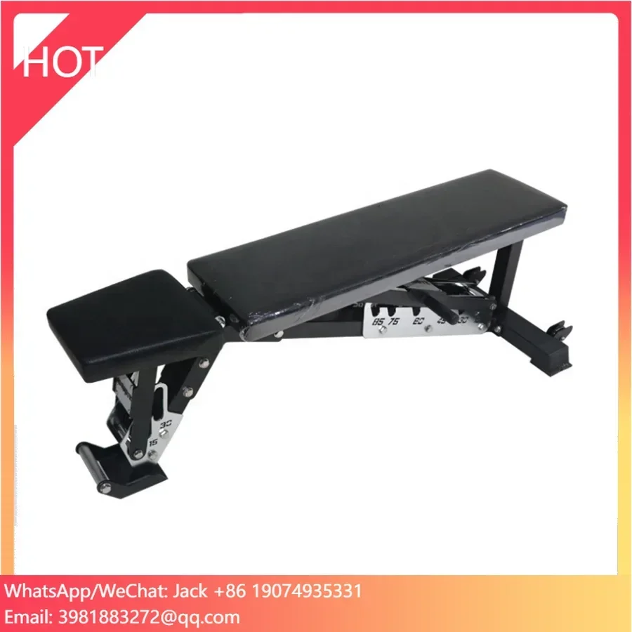 

Home Gym Equipment Super Adjustable Dumbbell Multifunctional Fitness Sit-up Durable Foldable Indoor Training Bench