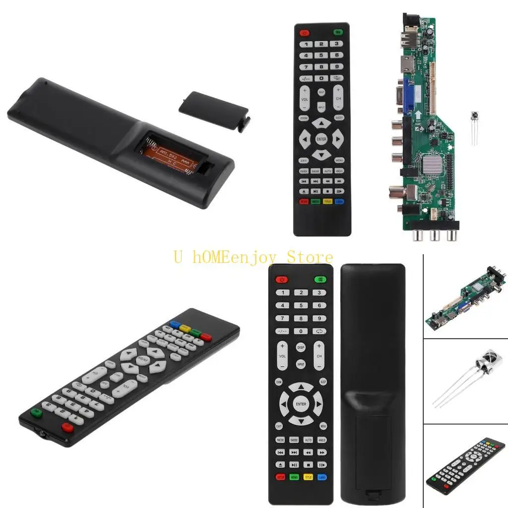 

B0KF A81.2.PA V56 V59 Универсальная плата драйвера ЖК-дисплея с поддержкой ТВ-плат DVB-T2 3663