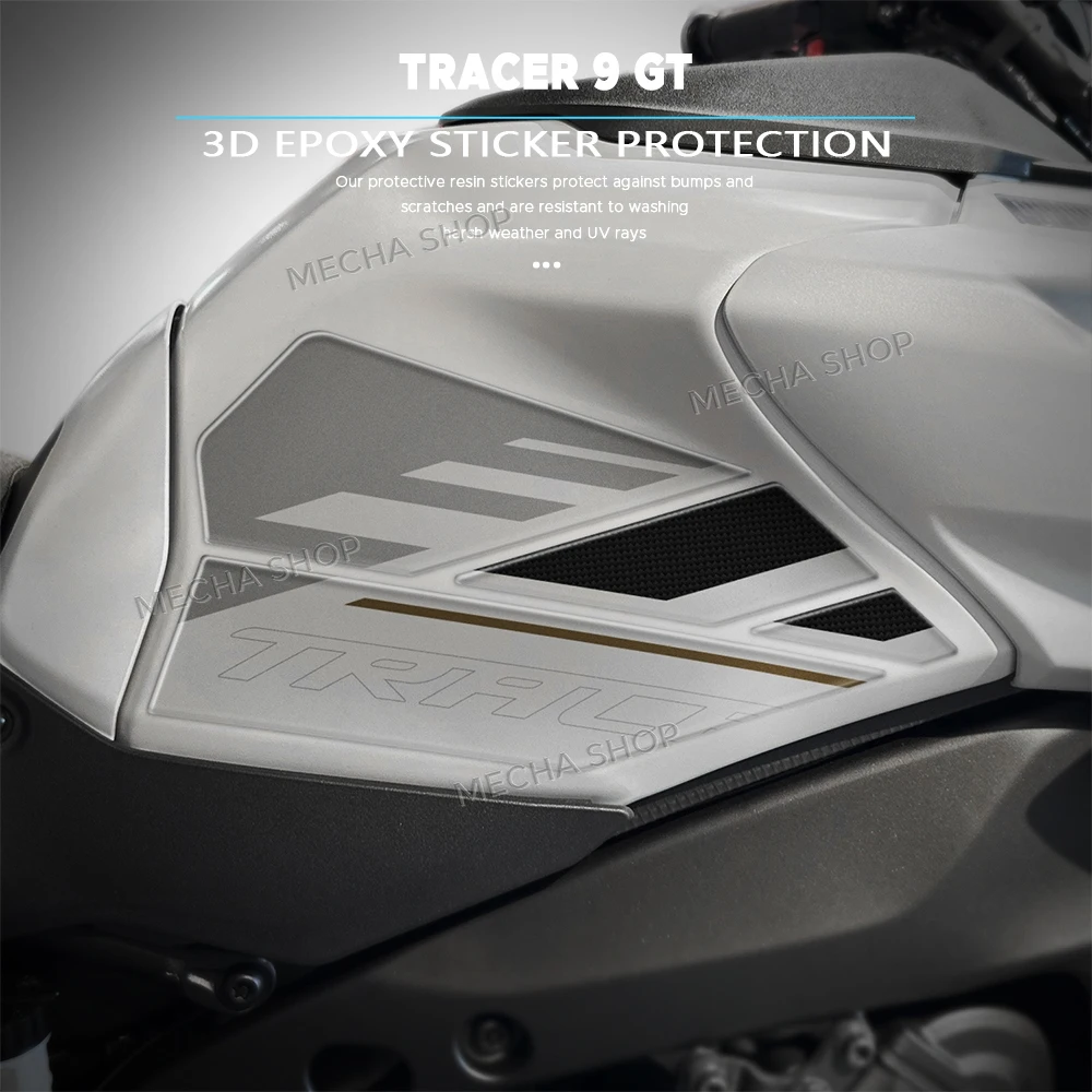 

3D защитная наклейка из эпоксидной смолы, наклейки на бак мотоцикла, защитный комплект для Tracer 9 GT Tracer 9 GT, керамический лед 2025