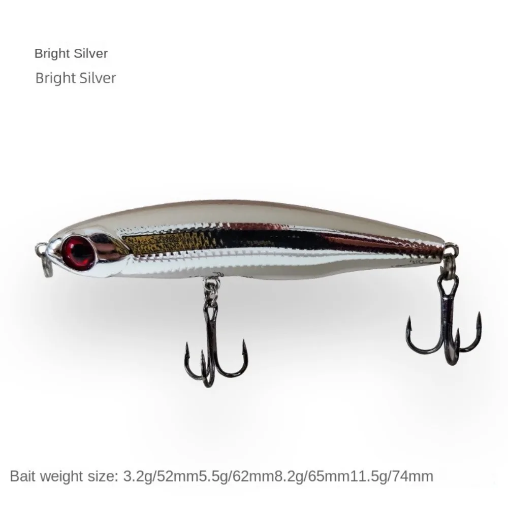 

New 5g 11.5g Bass Fishing Lure VMC Treble Hook Walk The Dog Pencil Lure Leurre Fishing Wobblers Sinking Lure Fishing