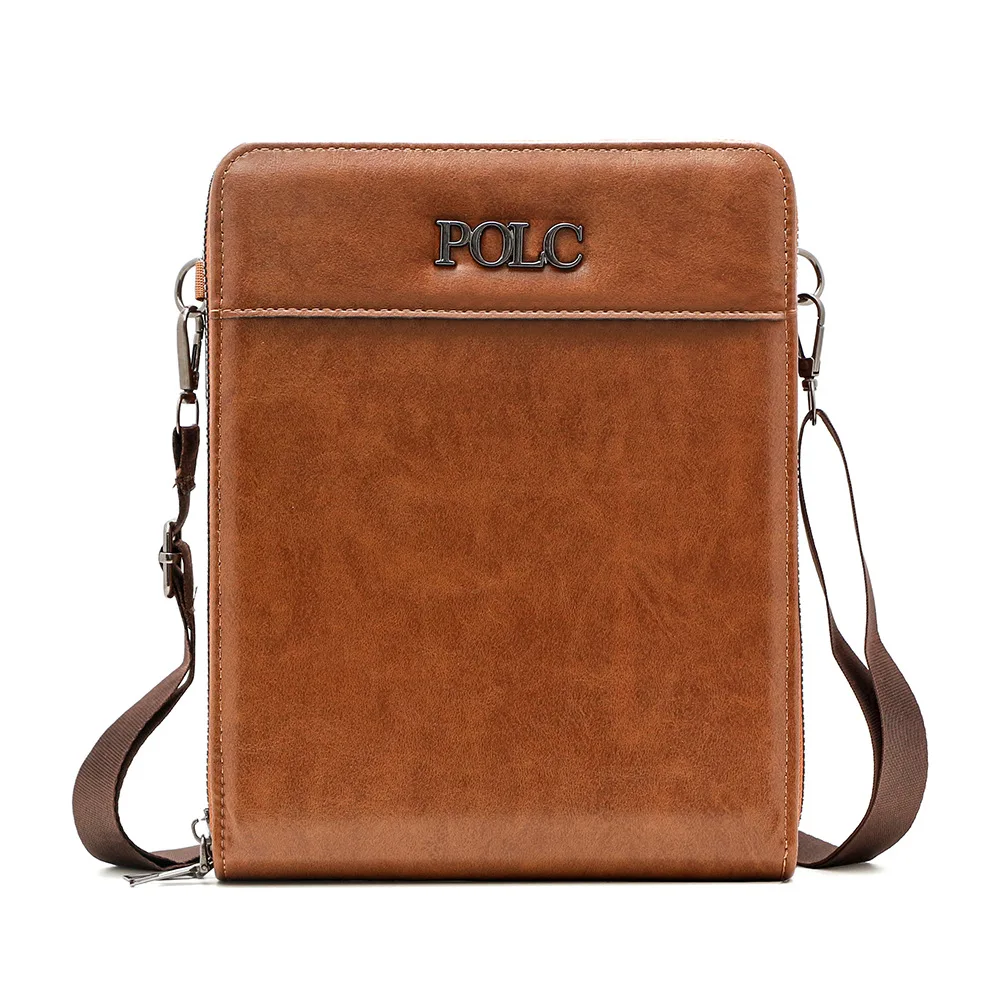 

Деловая повседневная сумка через плечо для мужчин, модная сумка на одно плечо, пригородный портфель большой вместимости, сумка на молнии