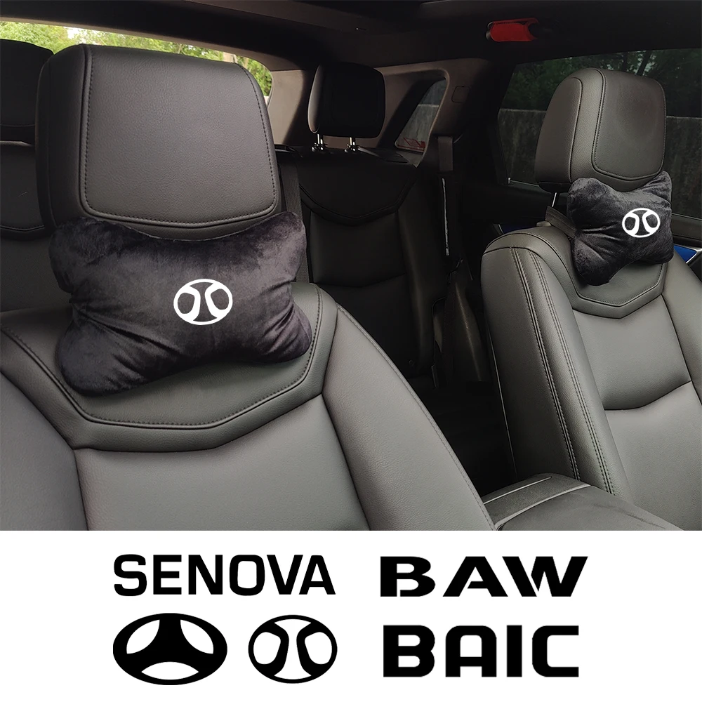 Car Neck Headrest Pillow Cushion Seat Head Support Neck Protector For BAIC Senova D20 X25 X35 Changhe Kenbo S2 S3 Beijing BAW