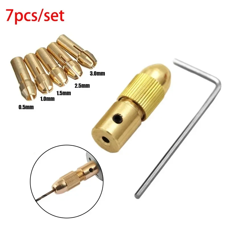 

Латунная цанга Dremel 2,35/3,17/4,05/5,05 мм, мини-сверлильные патроны для вала электродвигателя, сверло, инструмент, адаптер сверлильного патрона