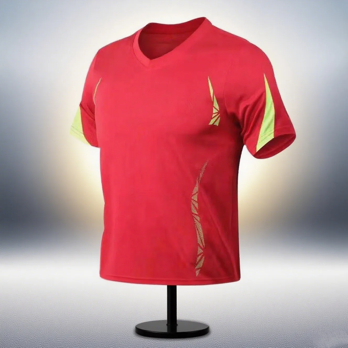 

2025 Men's Summer 3D Fashion Leisure Comfortable T-shirt Quick drying Breathable Top Fitness Jogger Running Sports T-shirt Men's