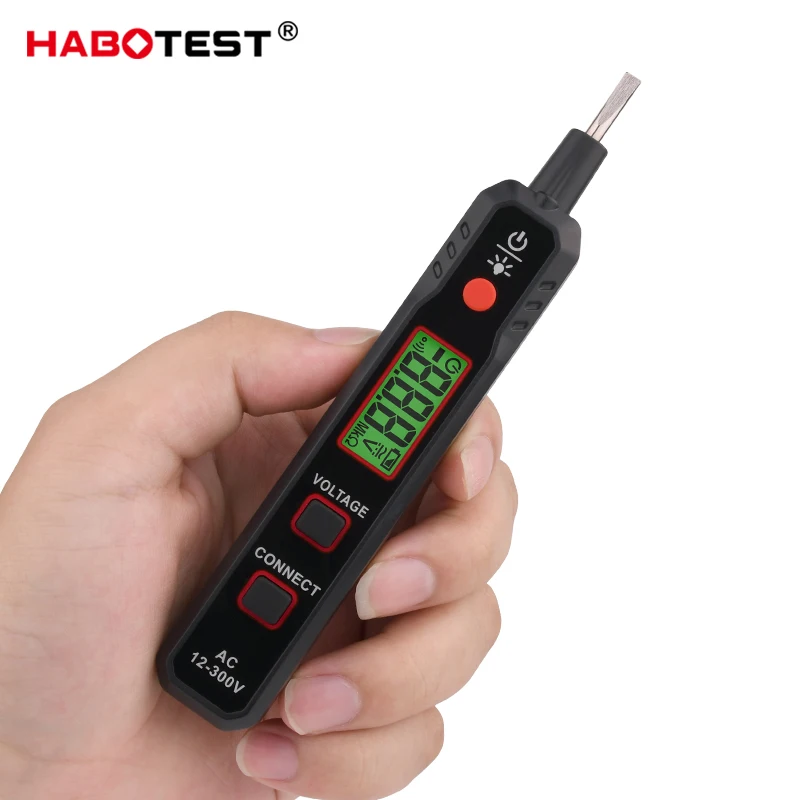 HT89 New Non-Contact Voltage detector indicator Profession Smart test pencil Live/phase wire Breakpoint NCV Continuity Tester