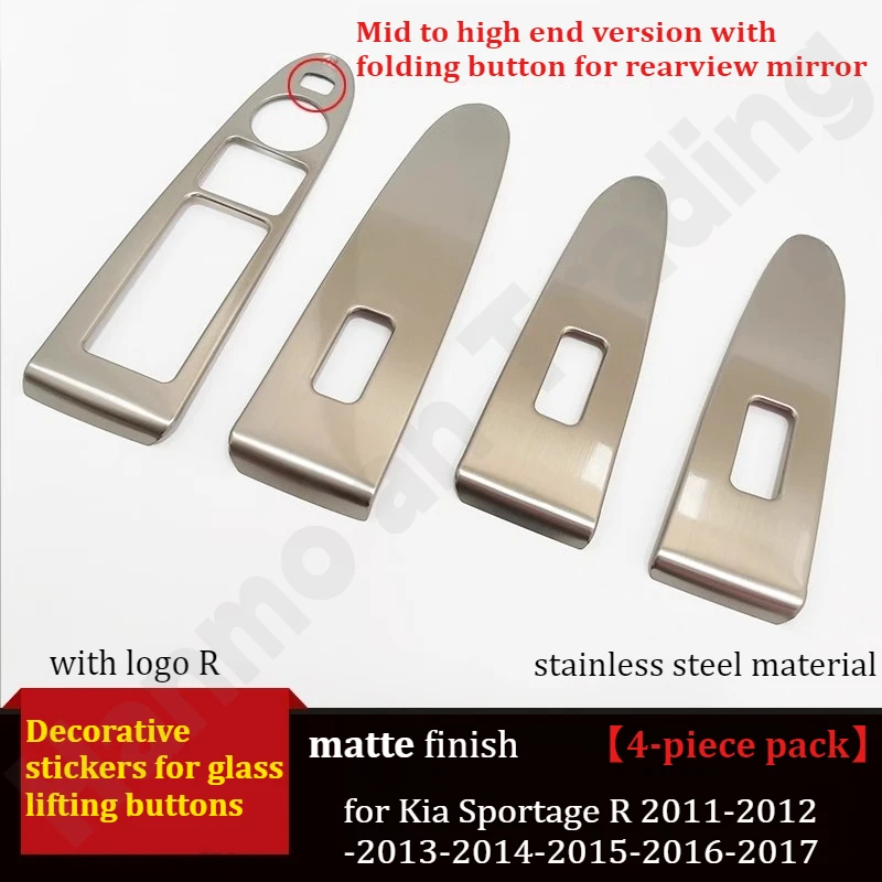 

for Kia Sportage R 2011-2012-2013-2014-2015-2016-2017 Glass lifting decorative strip/door armrest door handle bright strip