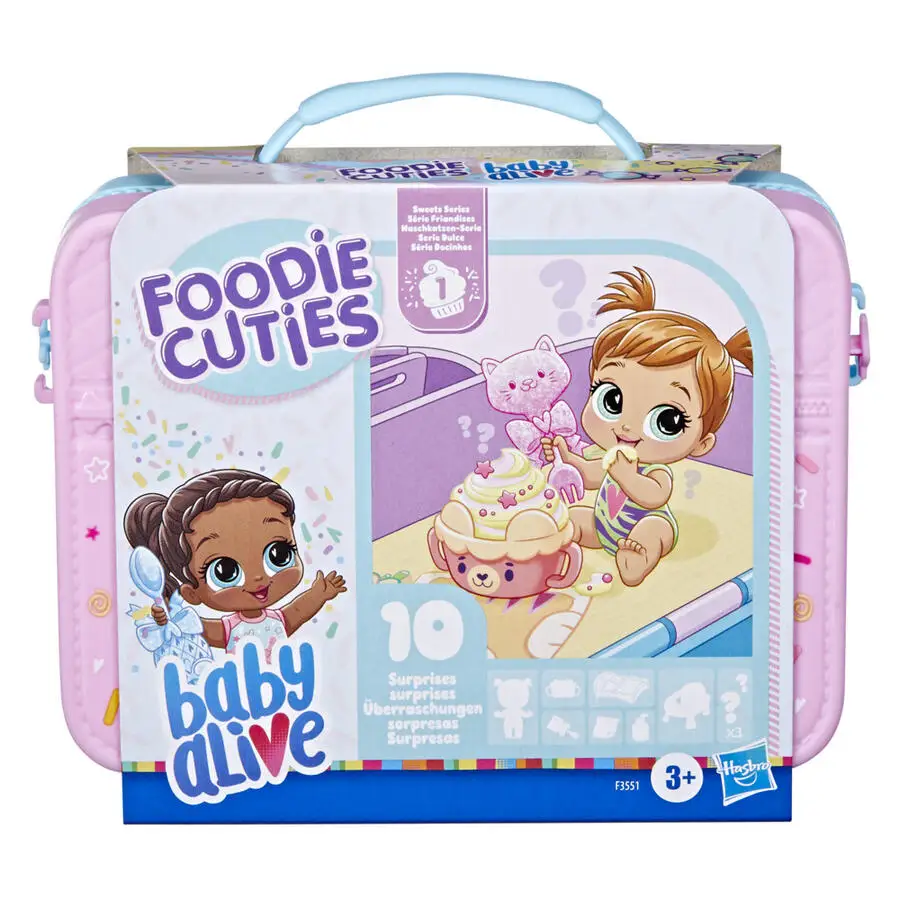 

BABY ALIVE FOODIE CUTIES LUNCH BOX Doll House with Furniture Gift Set for Girls Children Toys Bed for Barbie Dolls Pretend Toys