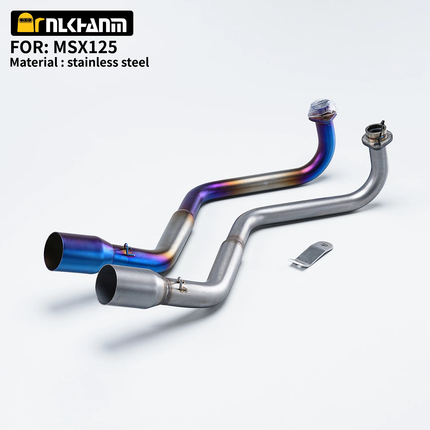 

Выхлопная система для мотоцикла Grom MSX125 MSX 125: передняя соединительная труба (коллектор) 2013-2018, передняя соединительная трубка глушителя