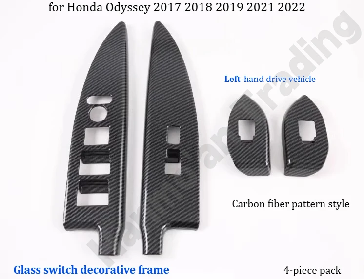 

for Honda Odyssey 2017-2022 Special glass switch decorative frame/lifting panel cup sticker/modification accessories