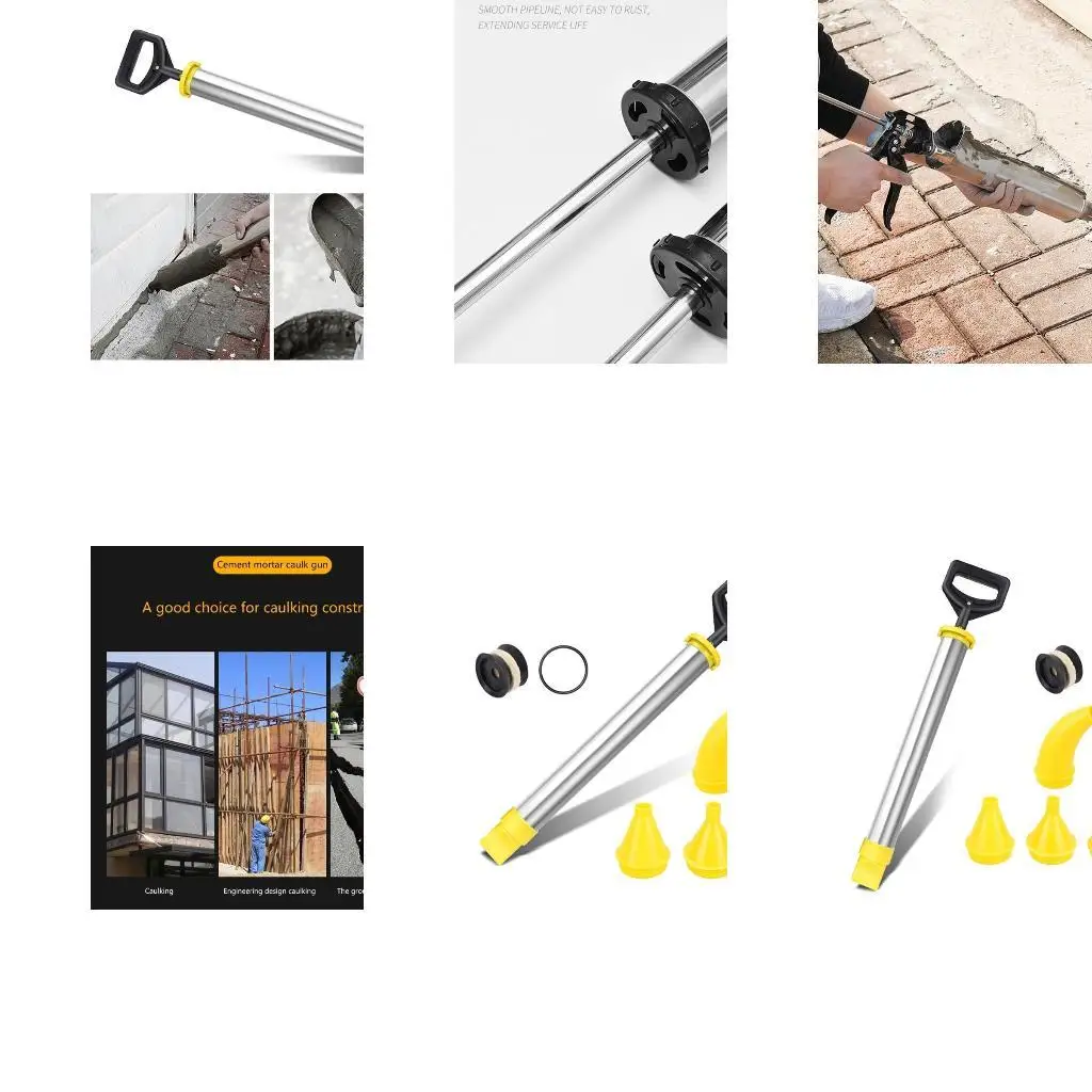 

652F Многоцелевый прочный набор инструментов из нержавеющей стали с взаимозаменяемыми соплами для раствора и приложения для