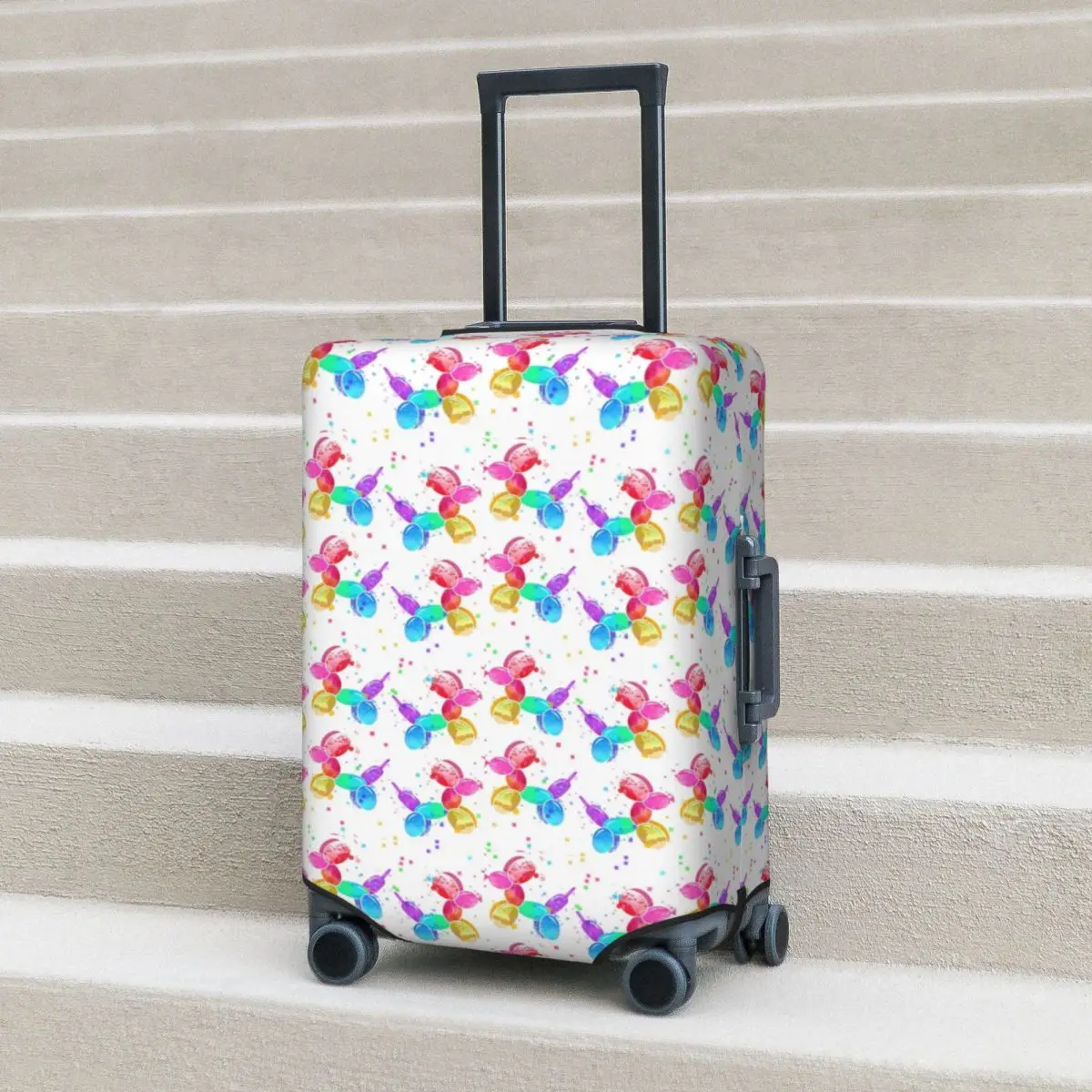 

Animal Balloon Dogs Suitcase Cover Funny Cartoon Travel Vacation Useful Luggage Supplies Protector