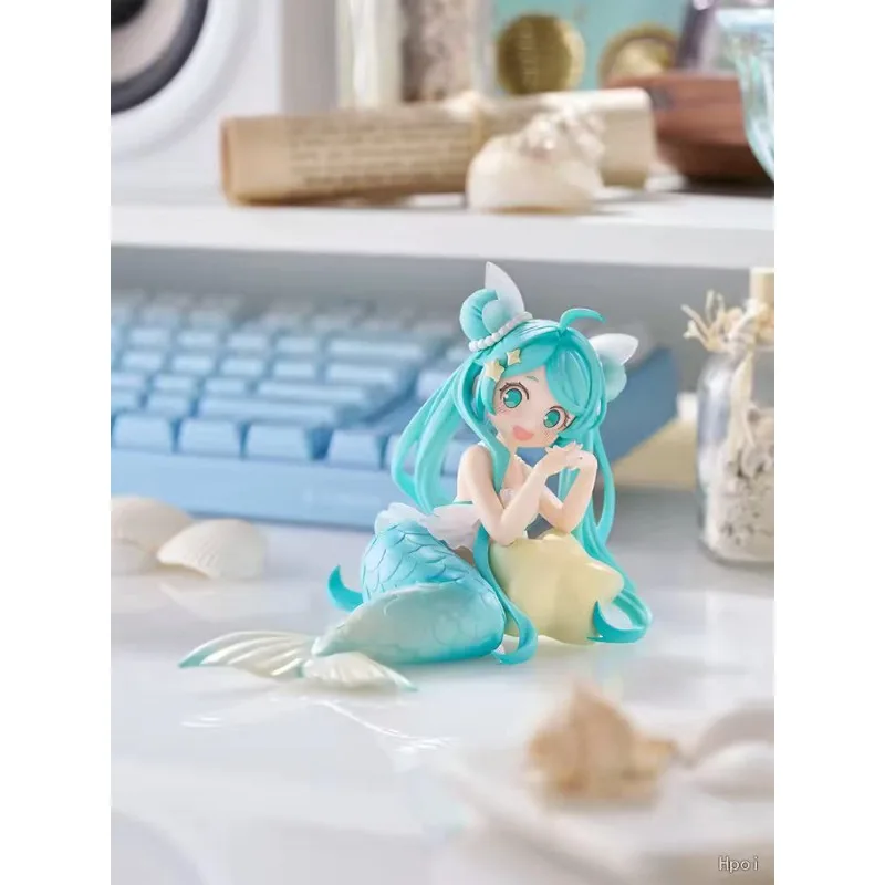 【在庫あり】オリジナル-furyu-初音ミク-マーメイド-チビフィギュア-pvc製-11cm-アニメキャラクター-コレクション-ディスプレイ用-おもちゃ