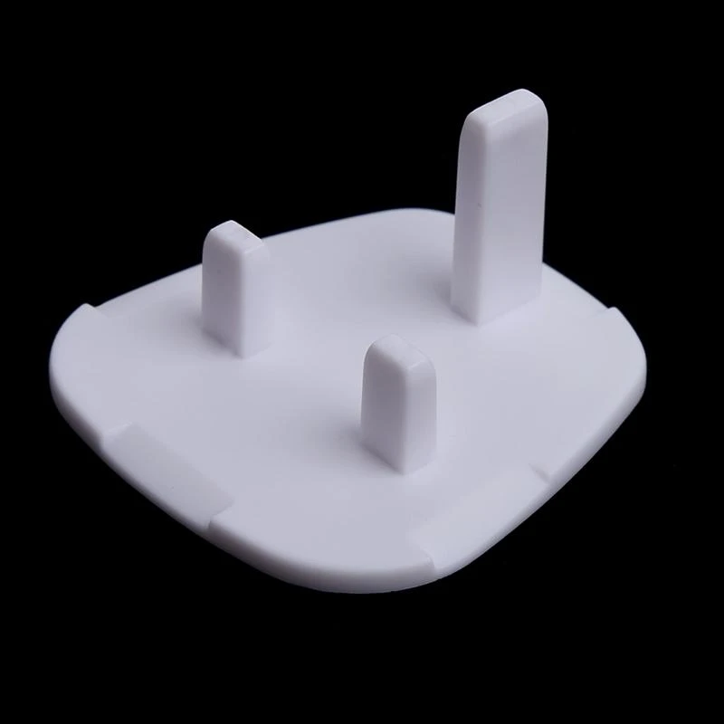 QX2D 5PCSホワイトUKパワーソケットカバーベビーアンチエレクトロショックプラグプロテクターカバー