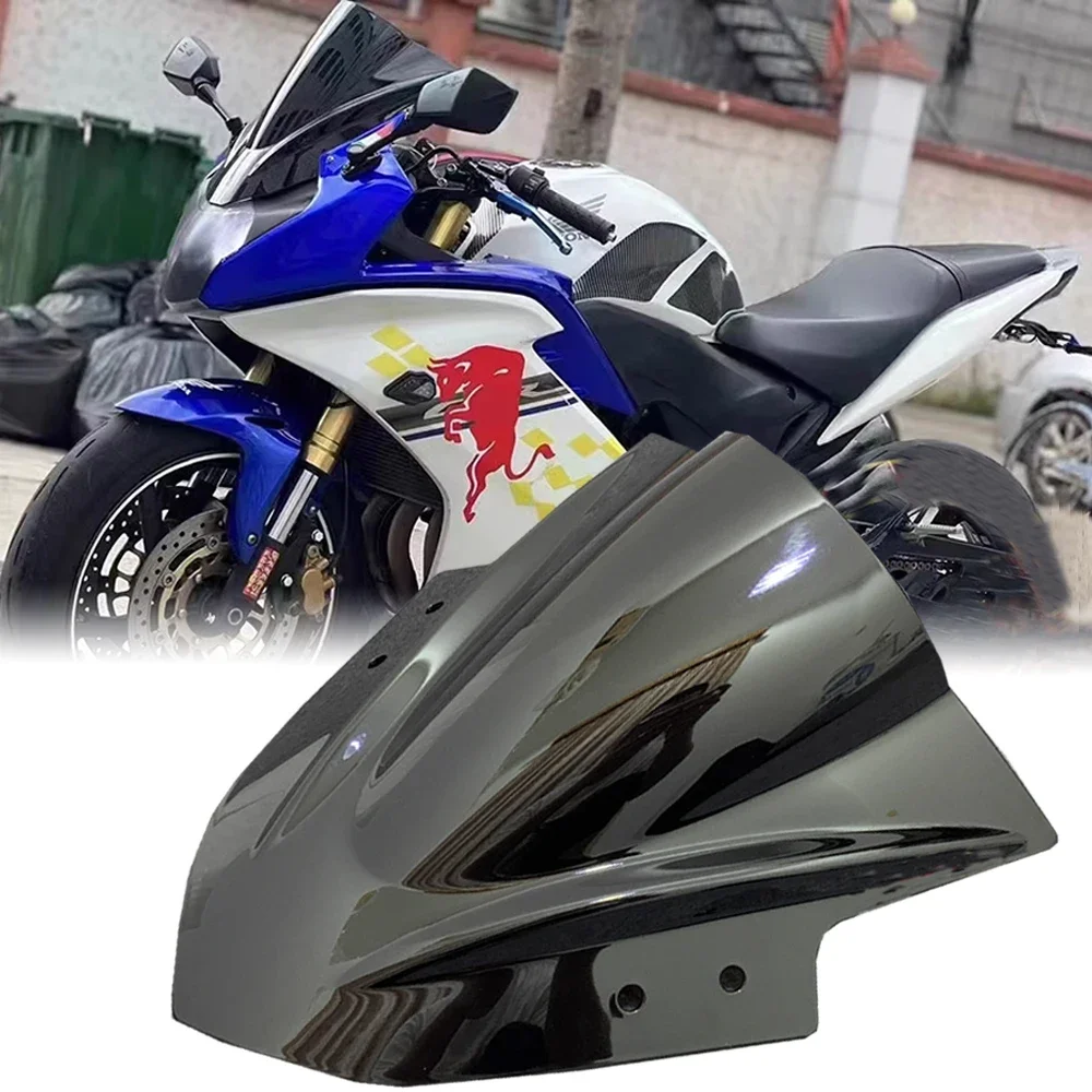 CBR600 F4i Windscreen Moto Windshield For Honda CBR 600 2011 2012 2013 2014 2015 Double Bubble Screen Fairing Wind Deflector New