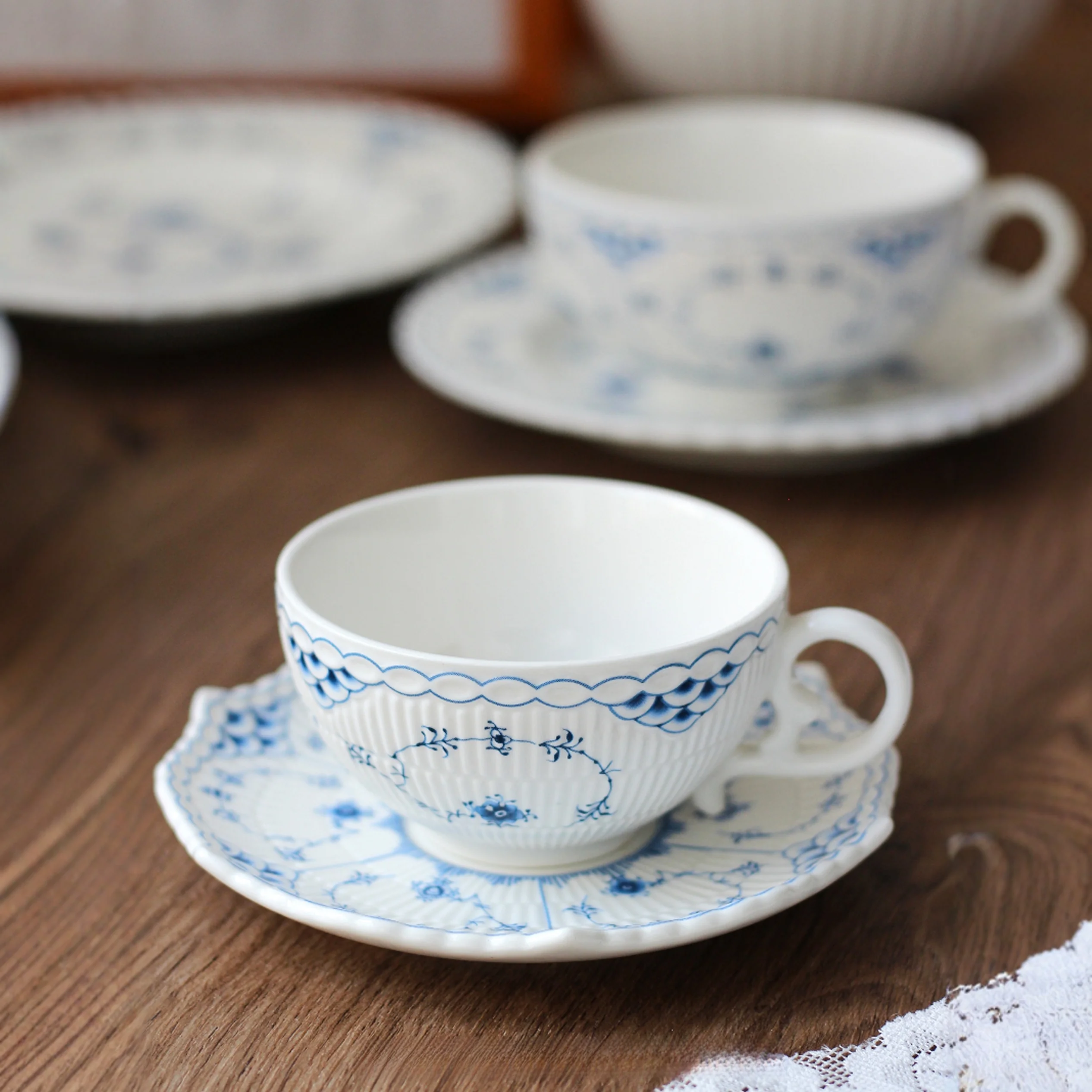 handmade-ceramic-coffee-cup-with-lotus-design-hollow-out-lace-pattern-large-capacity-bowl-vintage-italian-style-with-saucer
