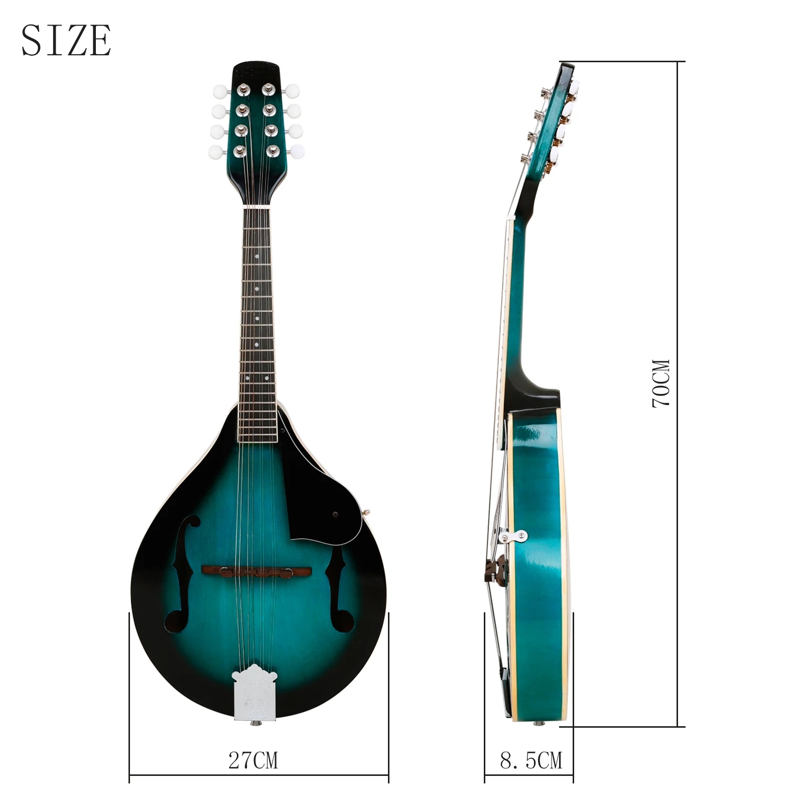 IRIN Mandolin Akustik 8 Senar  - Mandolin A Style ulasan dan harga